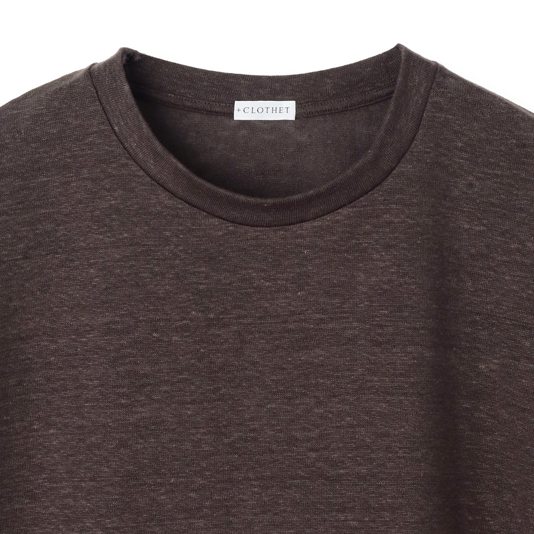 リネンジャージー ビッグTシャツ オーク | ＋CLOTHET ONLINE