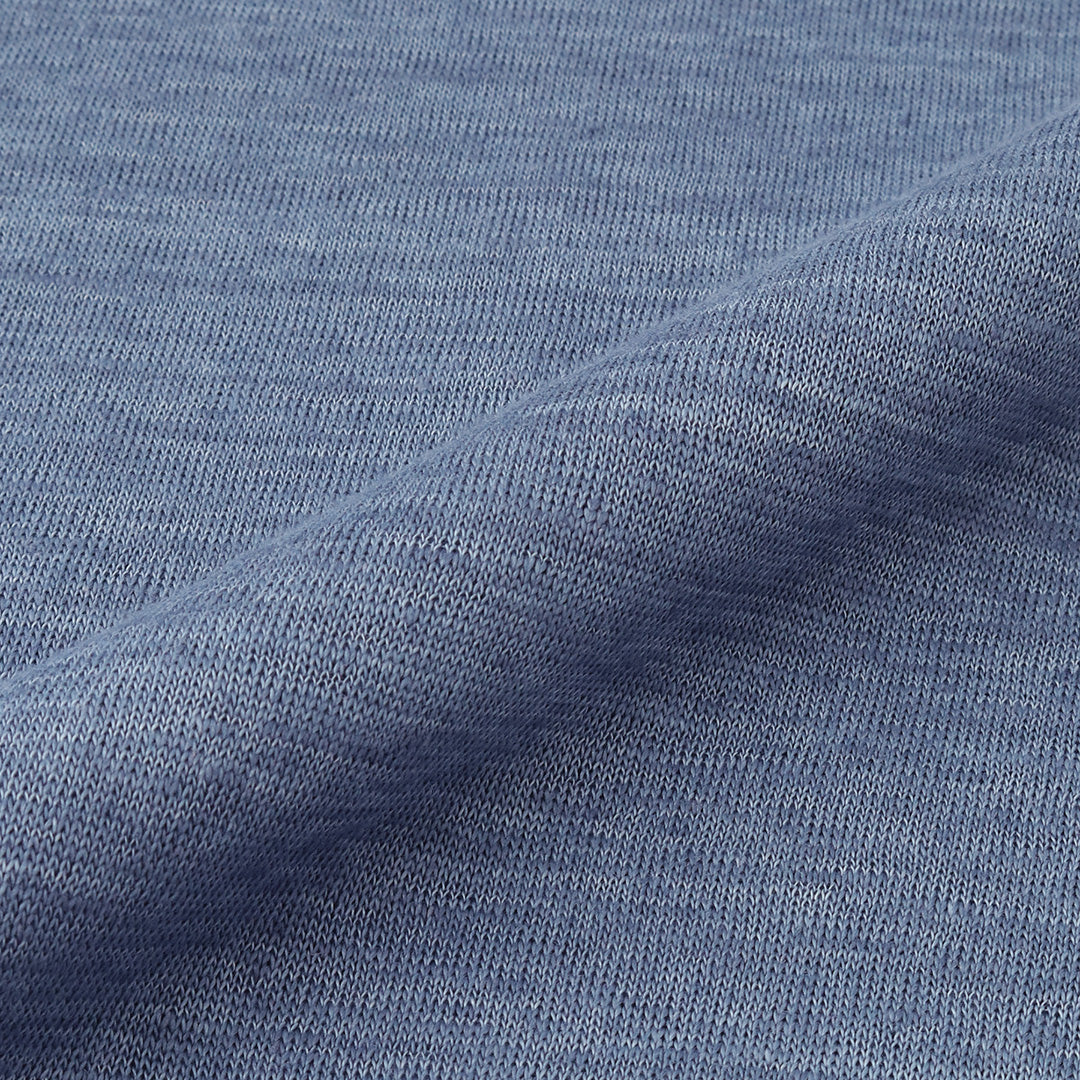 Linen Jersey Big T-shirt Color: Slate Blue