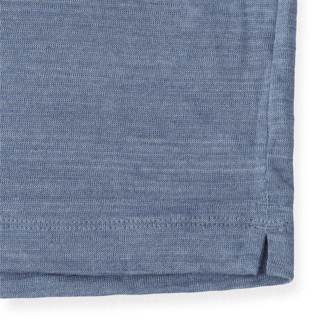 Linen Jersey Big T-shirt Color: Slate Blue