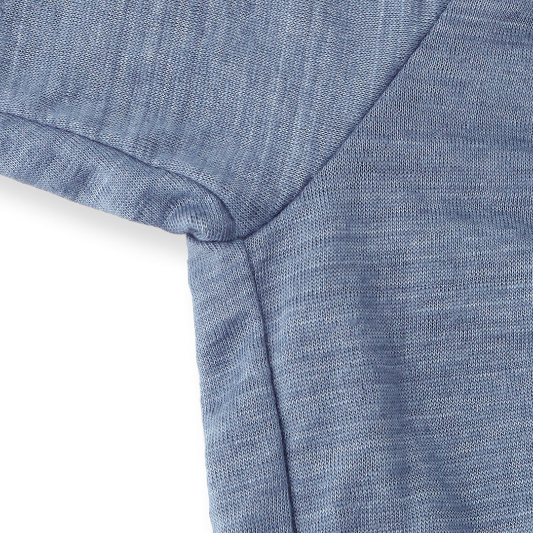 Linen Jersey Big T-shirt Color: Slate Blue