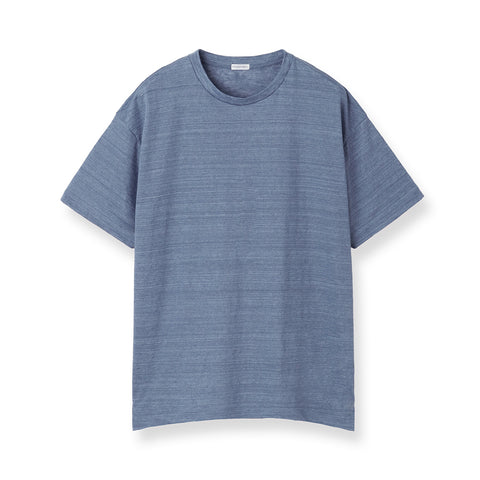 Linen Jersey Big T-shirt Color: Slate Blue