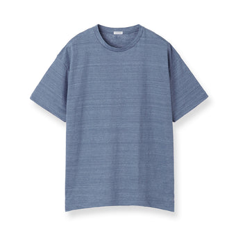Linen Jersey Big T-shirt Color: Slate Blue