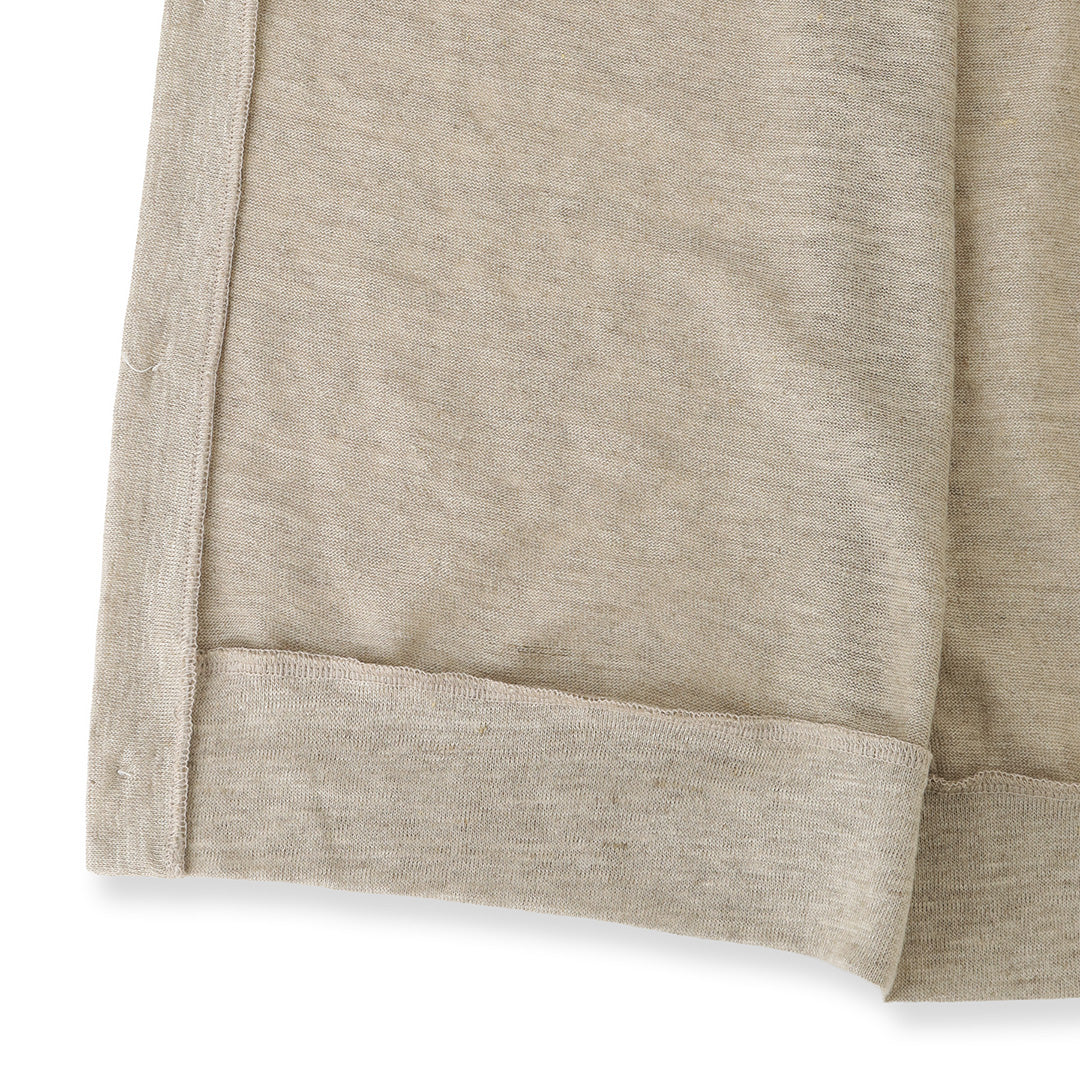 Linen Jersey Cardigan Color: Natural