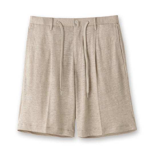 Linen Jersey Short Pants Color: Natural