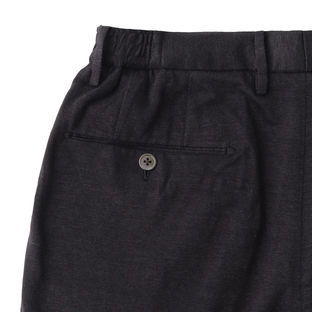 Linen Jersey Short Pants Color: Navy