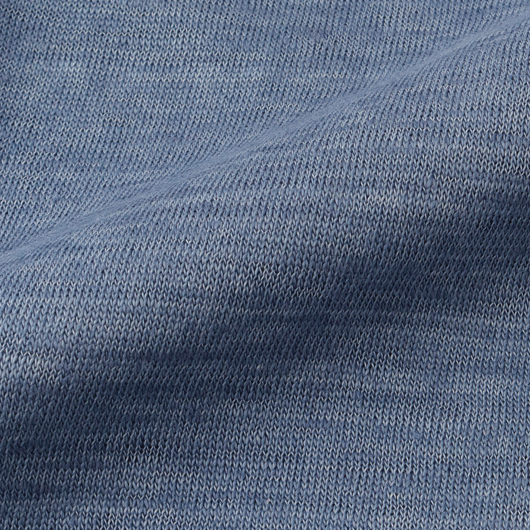 Linen Jersey Short Pants Color: Slate Blue