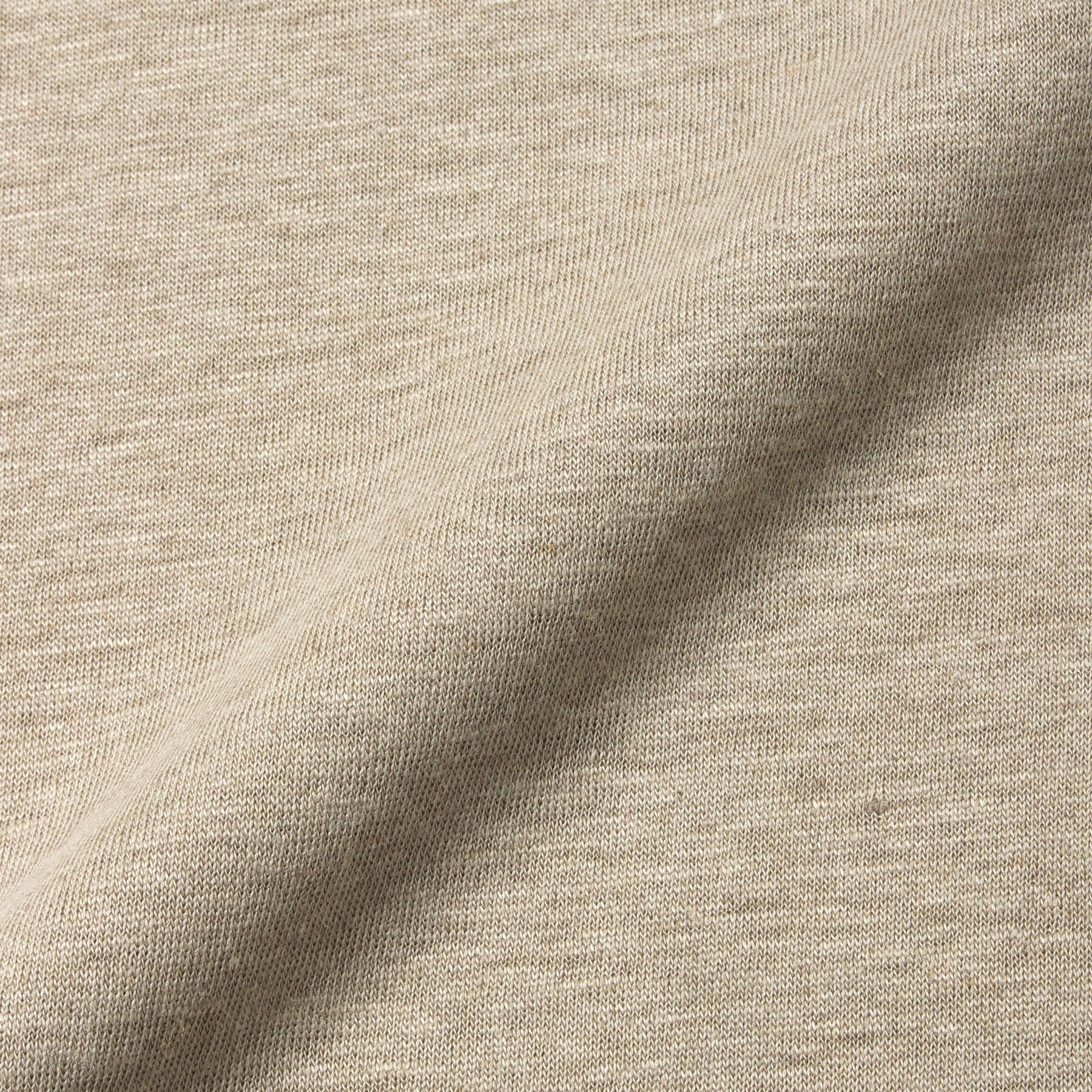 Linen Jersey Tailored Skipper Shirt Color: Natural