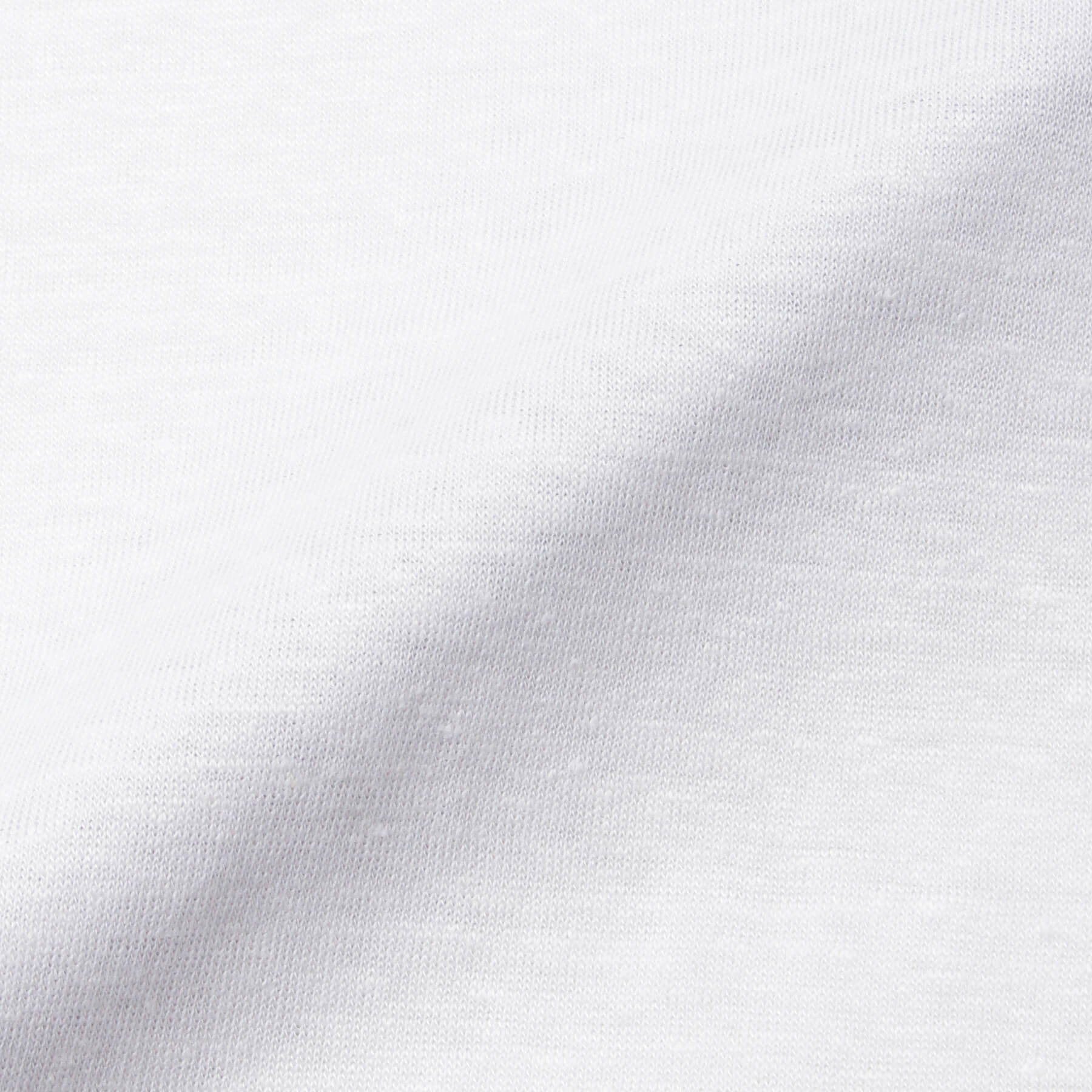Linen Jersey Tailored Skipper Shirt Color: Off White