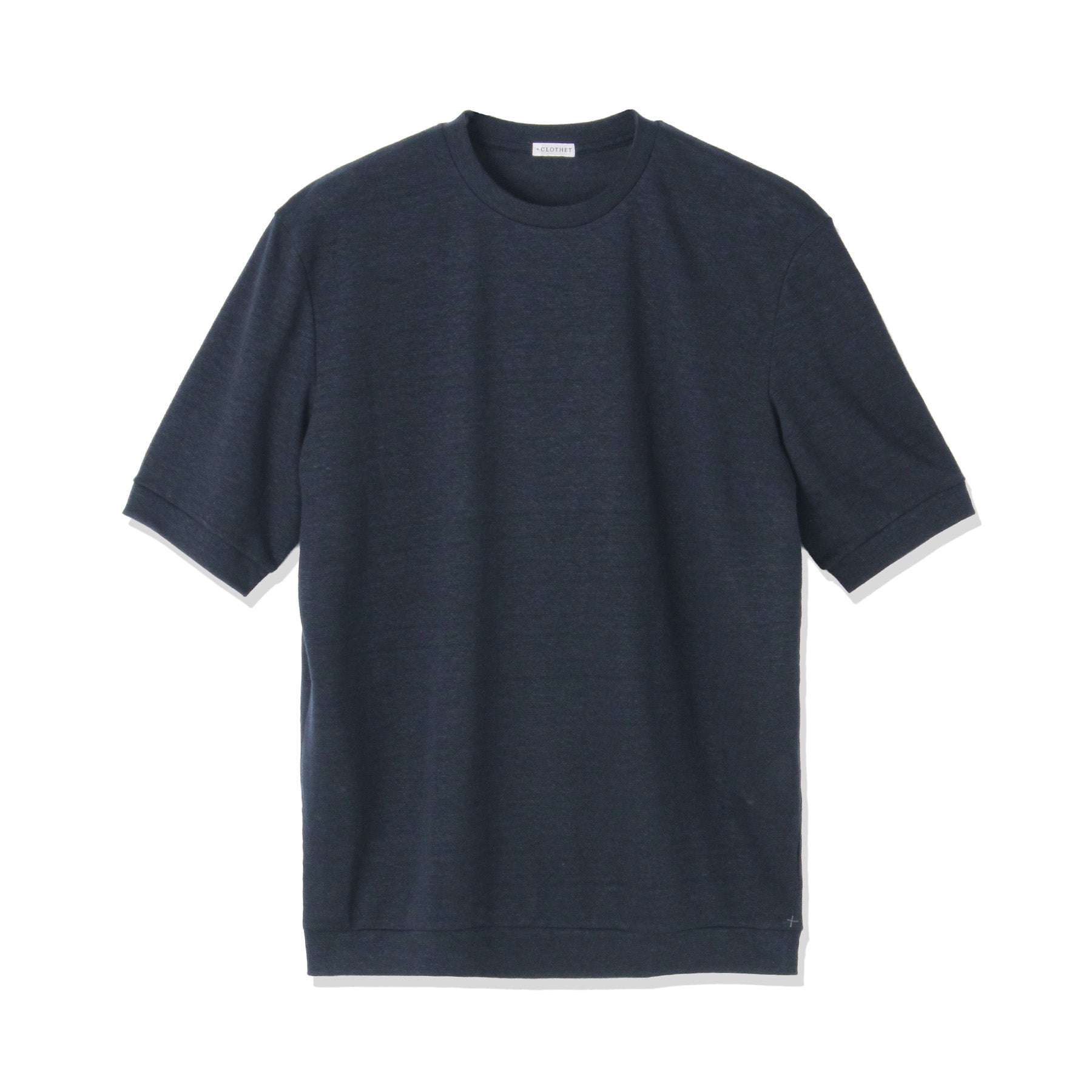 リネンジャージーテーラードリブドヘムTシャツの商品画像