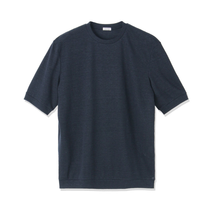 リネンジャージーテーラードリブドヘムTシャツの商品画像7