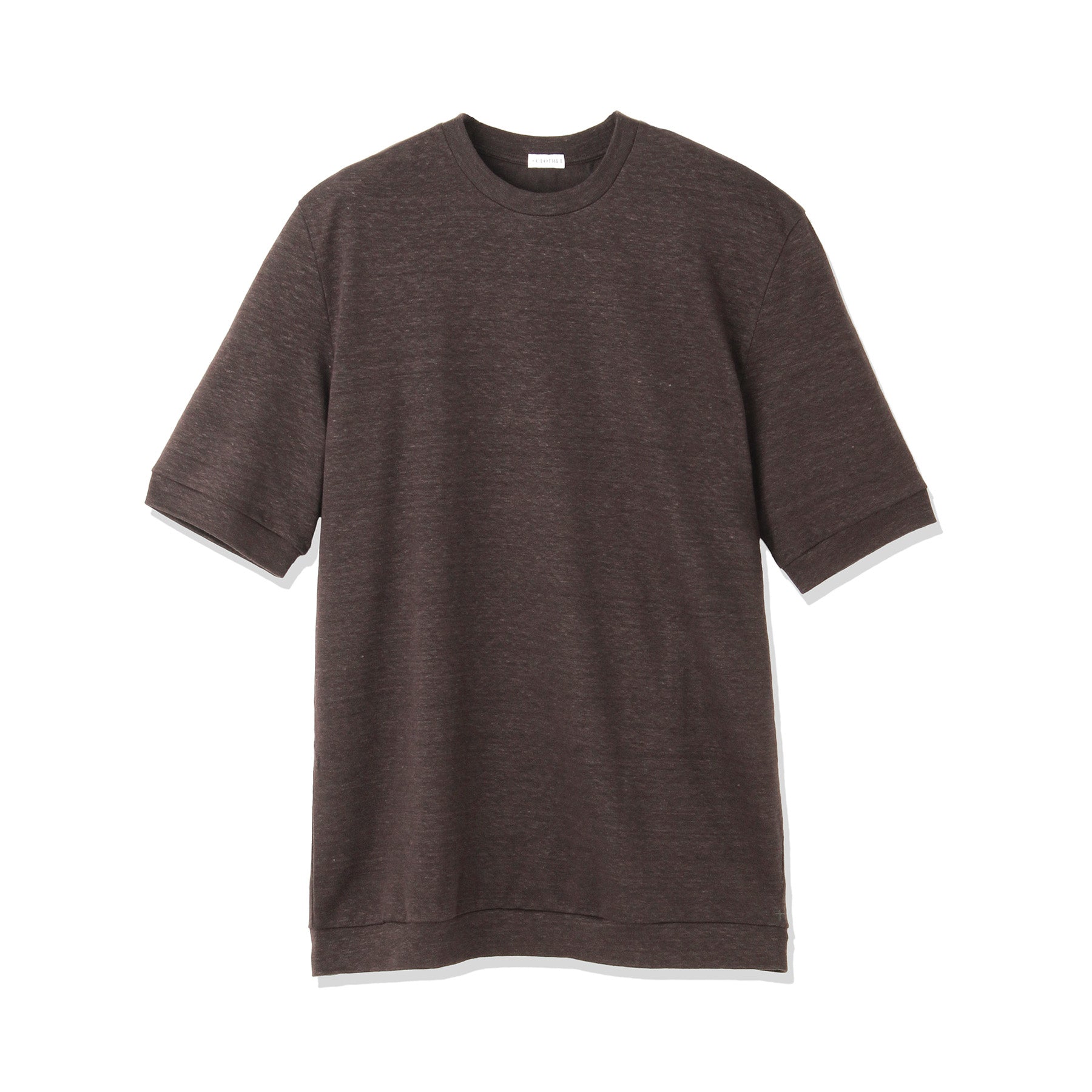 リネンジャージーテーラードリブドヘムTシャツの商品画像