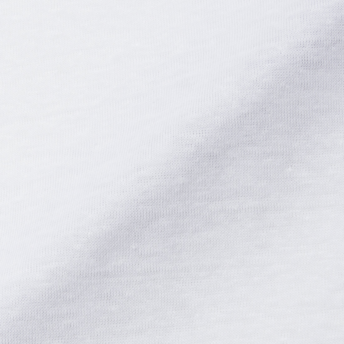 Linen Jersey Tailored Ribbed Hem T-shirt Color: Off White
