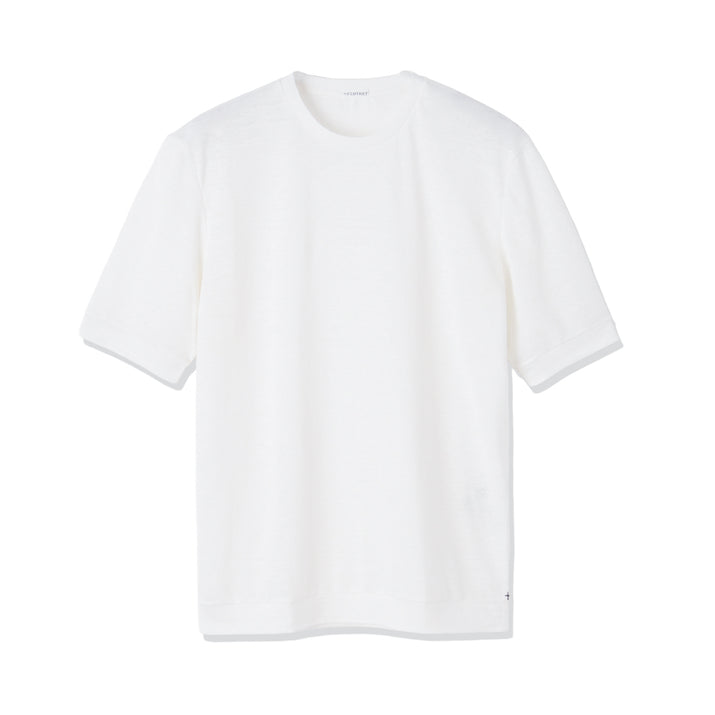リネンジャージーテーラードリブドヘムTシャツの商品画像4