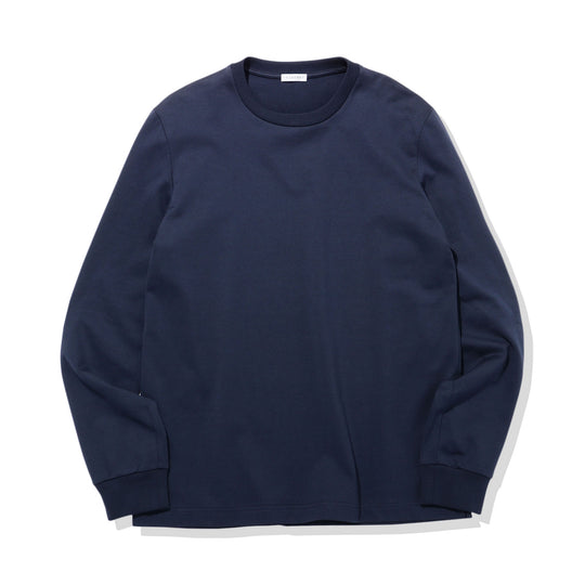 Hybrid Cotton Tailored Long Sleeve T-shirt Color: Navy