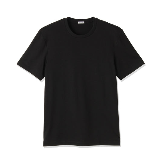 【THE LIMITED EDITION】 Lyocell&Cotton Tailored T-shirt Color: Black
