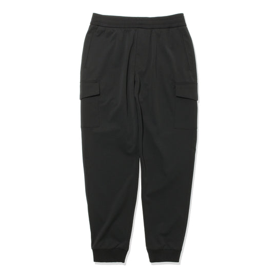 Matte Twist Cargo Jogger Pants Color: Black