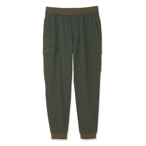 Matte Twist Cargo Jogger Pants Color: Khaki