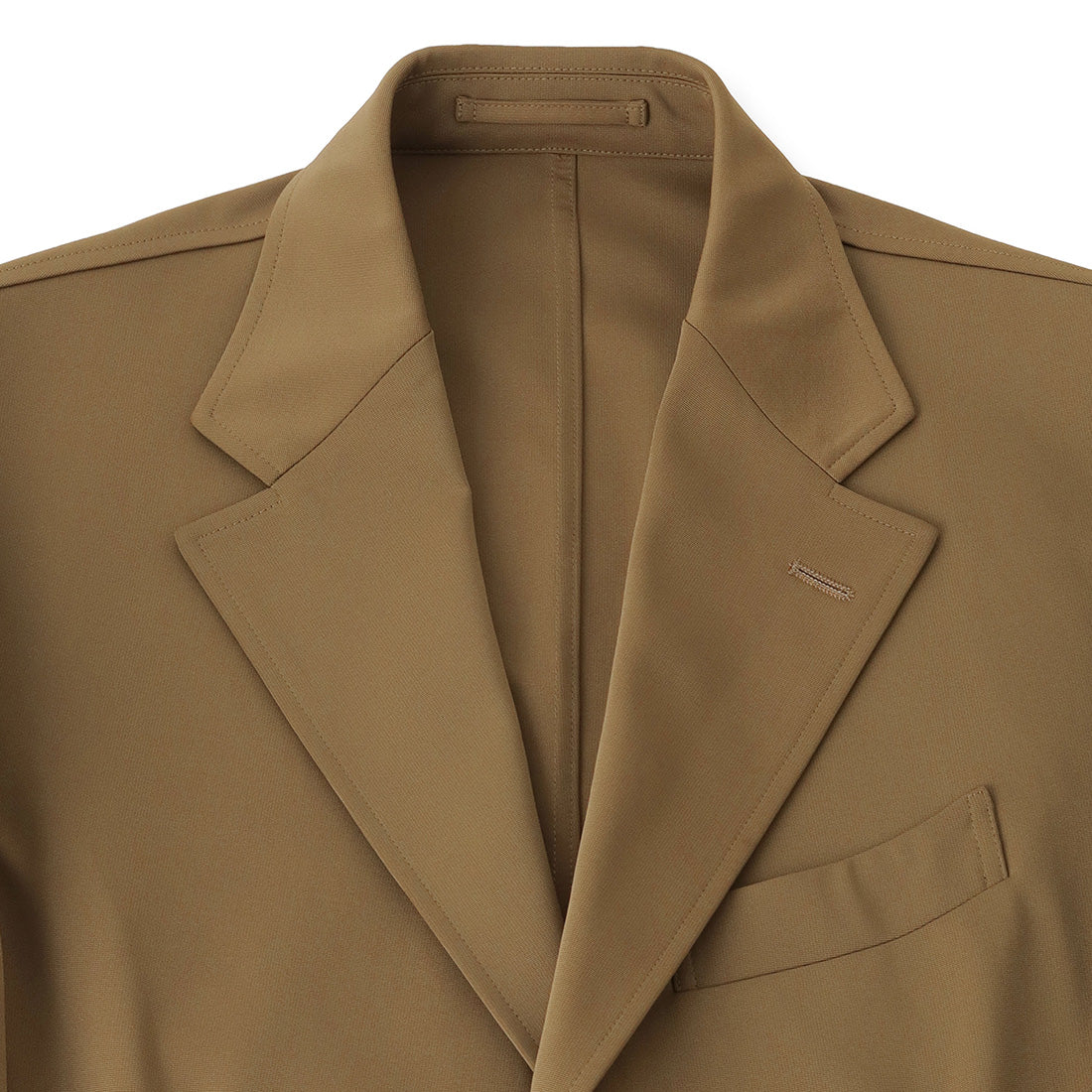 Matte Twist Easy Jacket Color: Camel
