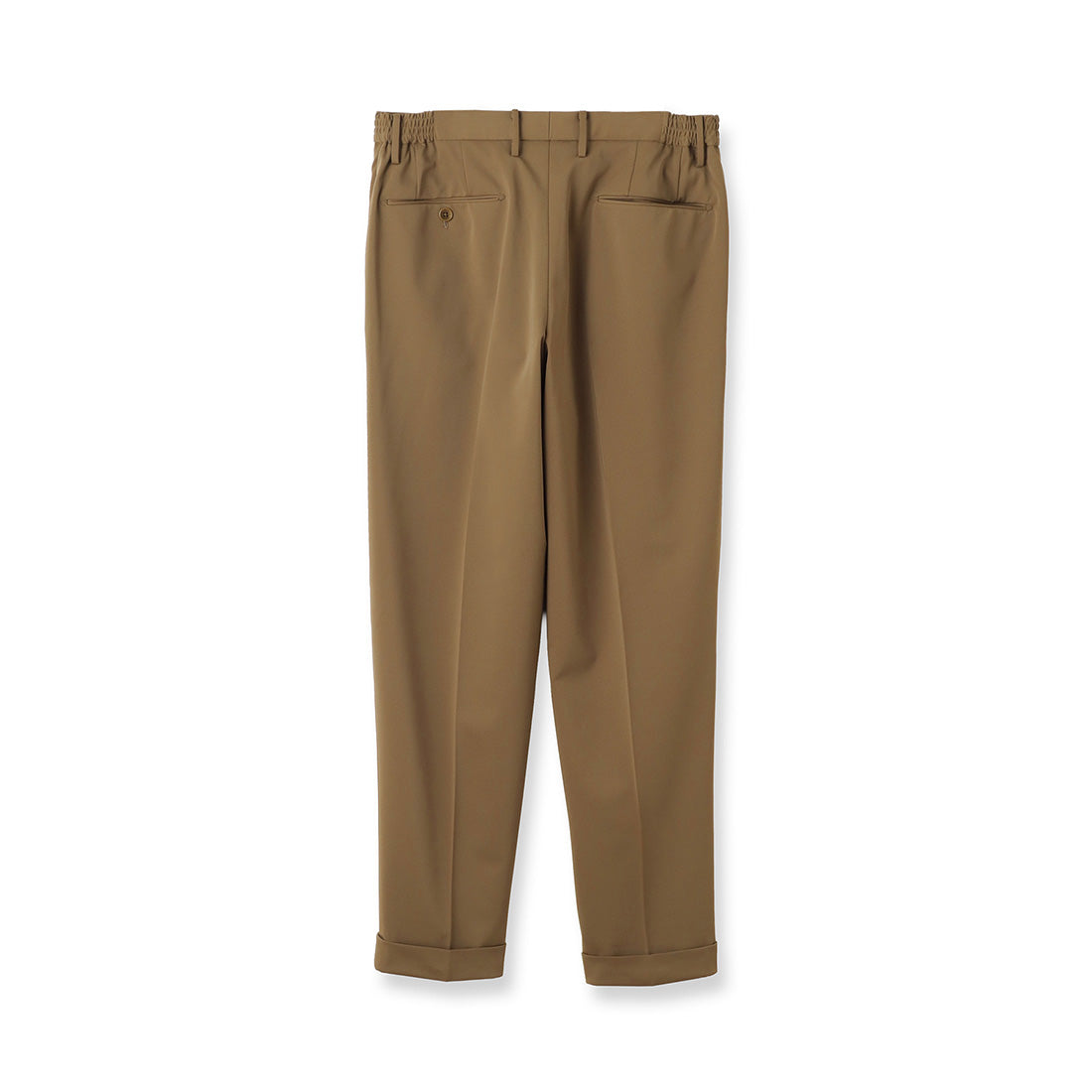 マットツイスト イージートラウザー キャメル | ＋CLOTHET ONLINE