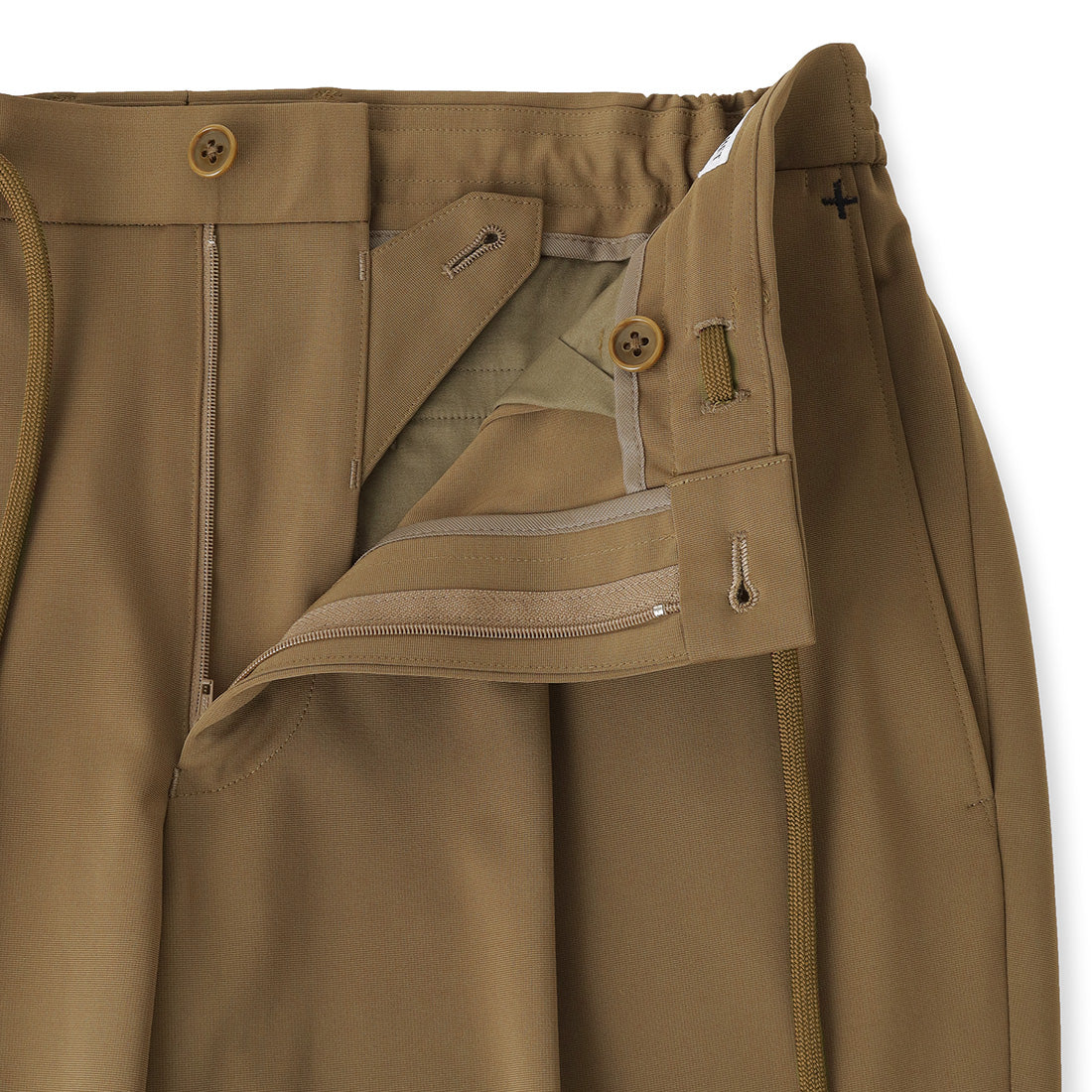 Matte Twist  Easy Trousers Color: Camel