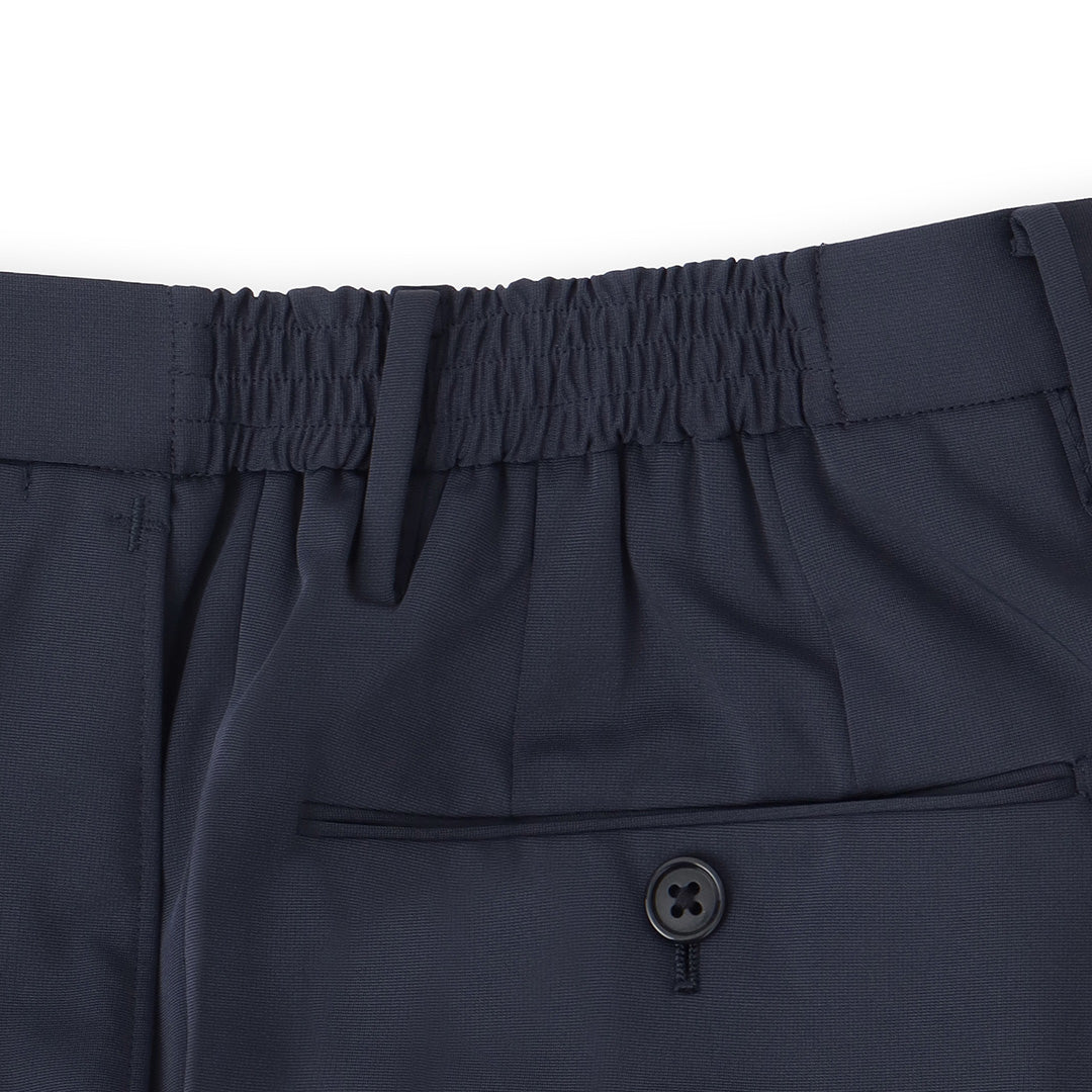 【Renewal】Matte Twist  Easy Trousers Color: Navy