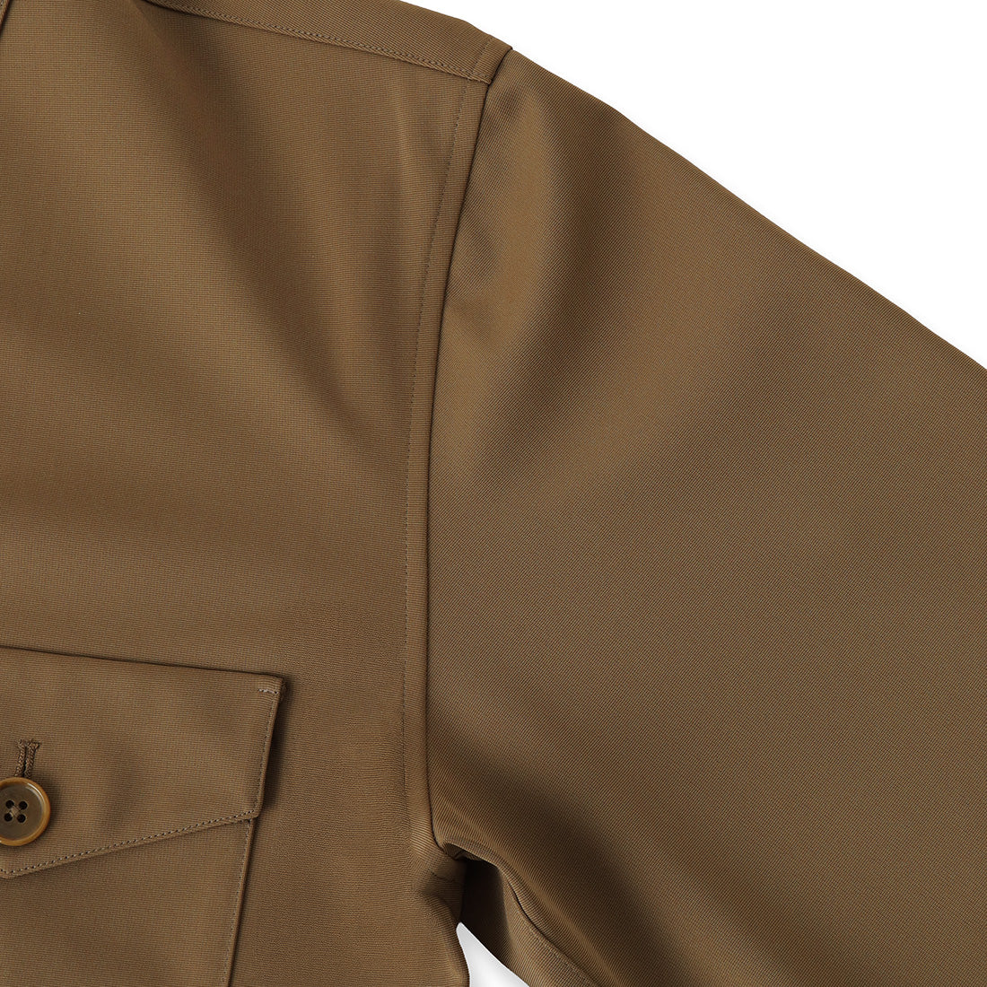 Matte Twist Fatigue Shirt Color: Camel
