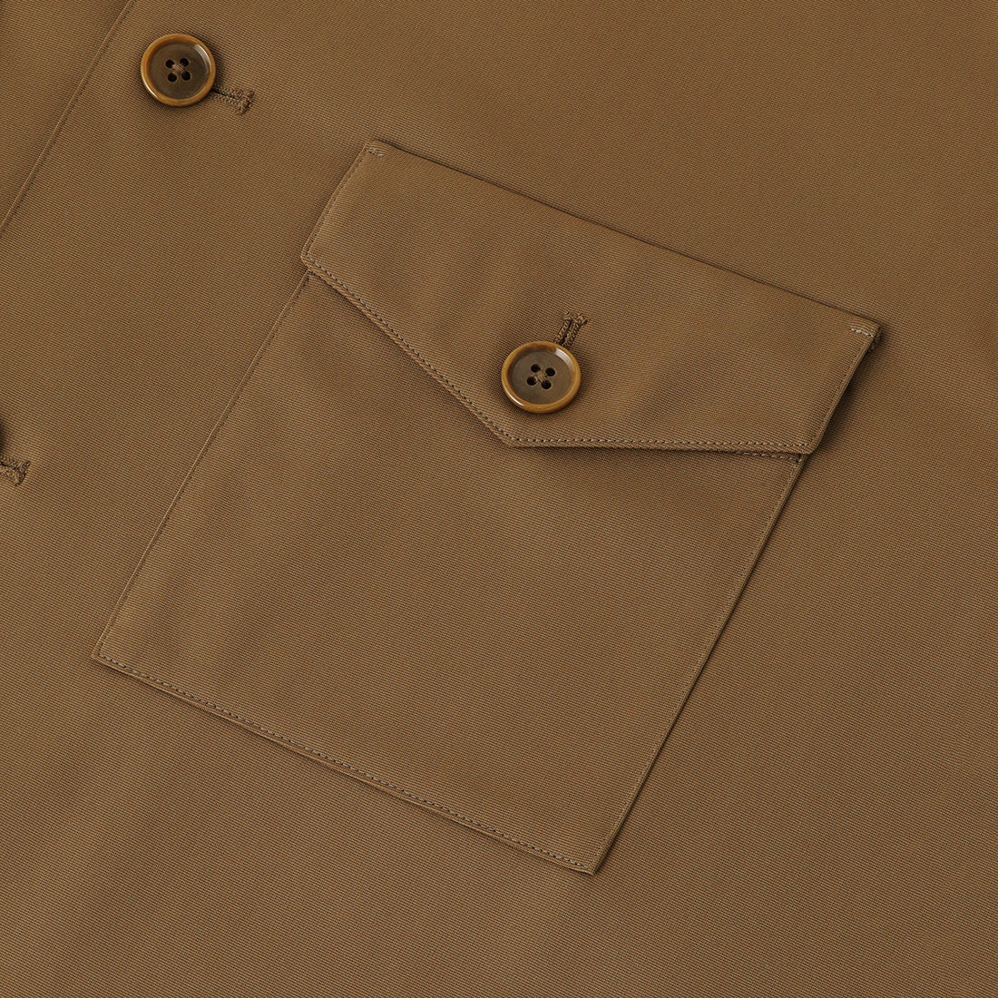 Matte Twist Fatigue Shirt Color: Camel