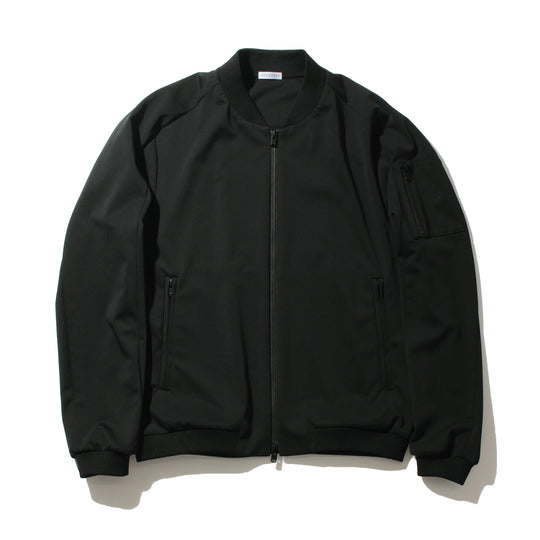 Matte Twist Flight Jacket Color: Black