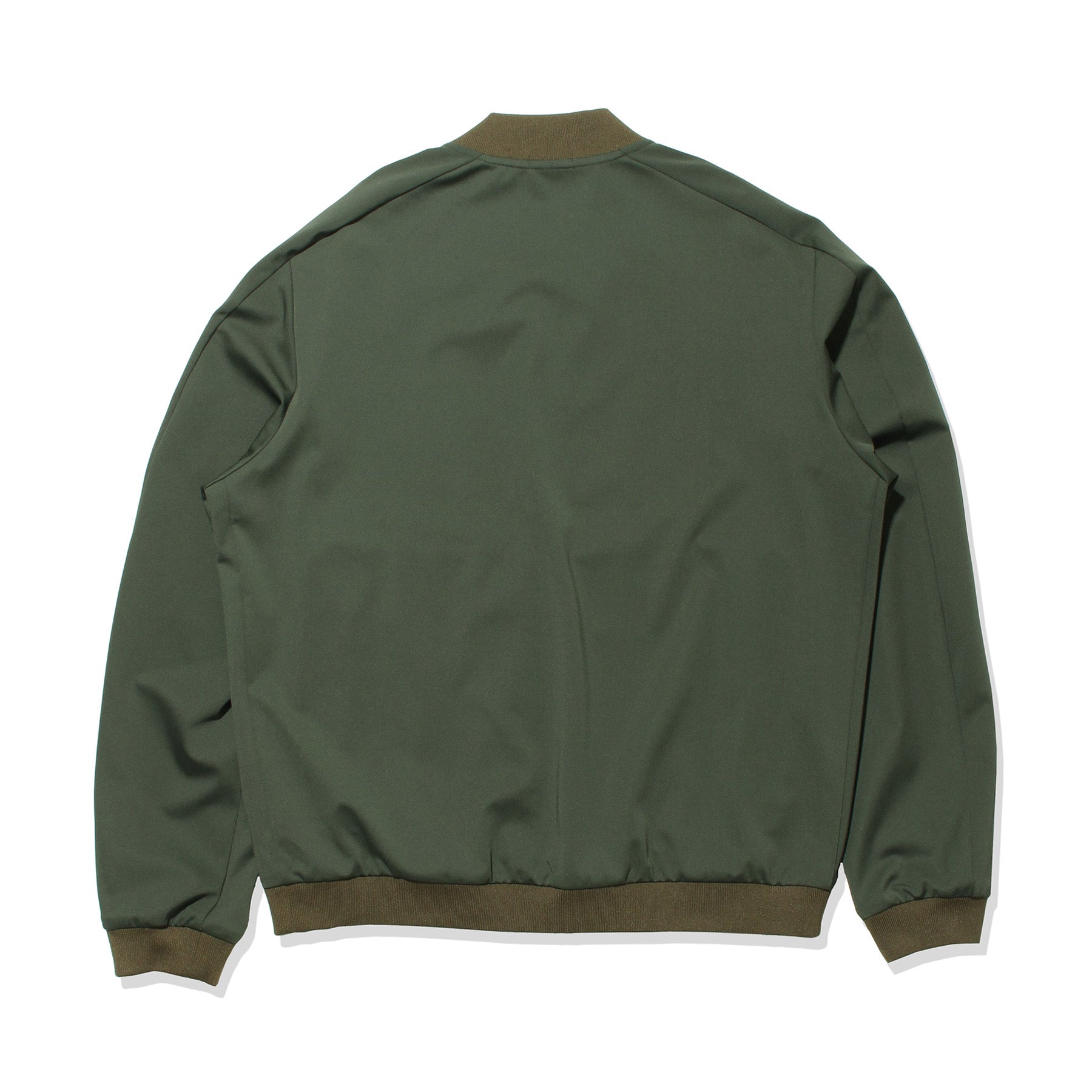 Matte Twist Flight Jacket Color: Khaki