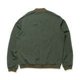 Matte Twist Flight Jacket Color: Khaki