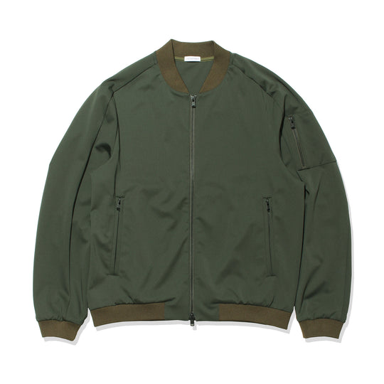 Matte Twist Flight Jacket Color: Khaki