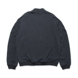 Matte Twist Flight Jacket Color: Navy