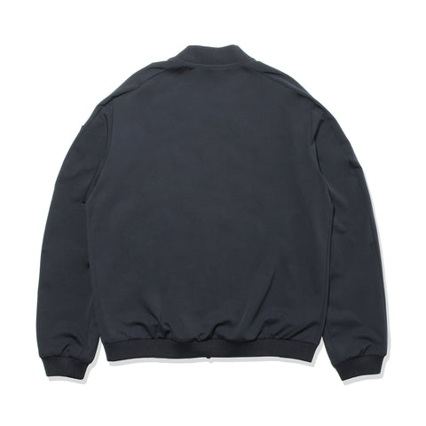 Matte Twist Flight Jacket Color: Navy