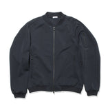 Matte Twist Flight Jacket Color: Navy