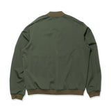 Matte Twist Flight Jacket Color: Olive