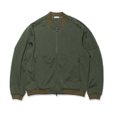 Matte Twist Flight Jacket Color: Olive