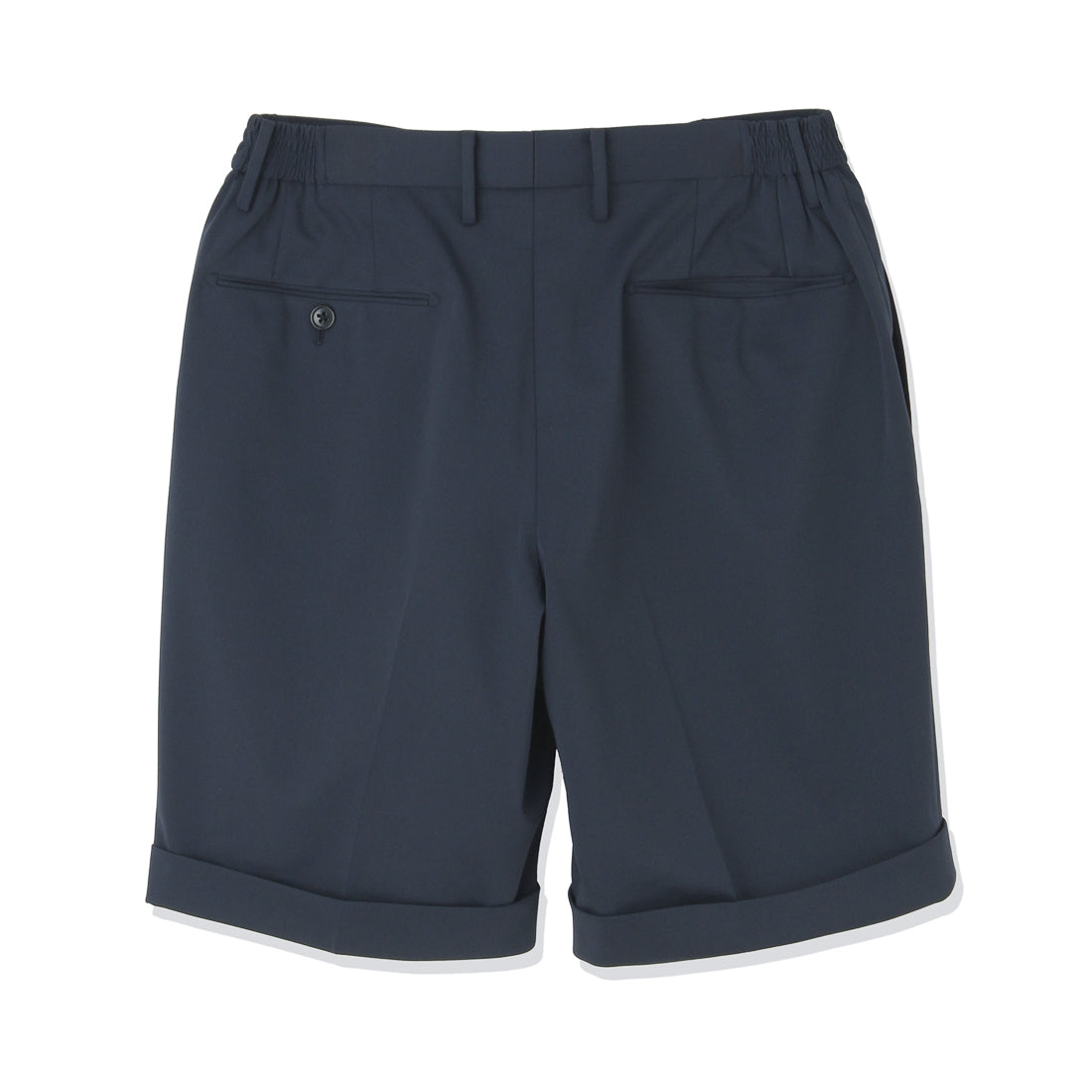 Matte Twist Short Pants Color: Navy