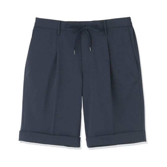 Matte Twist Short Pants Color: Navy