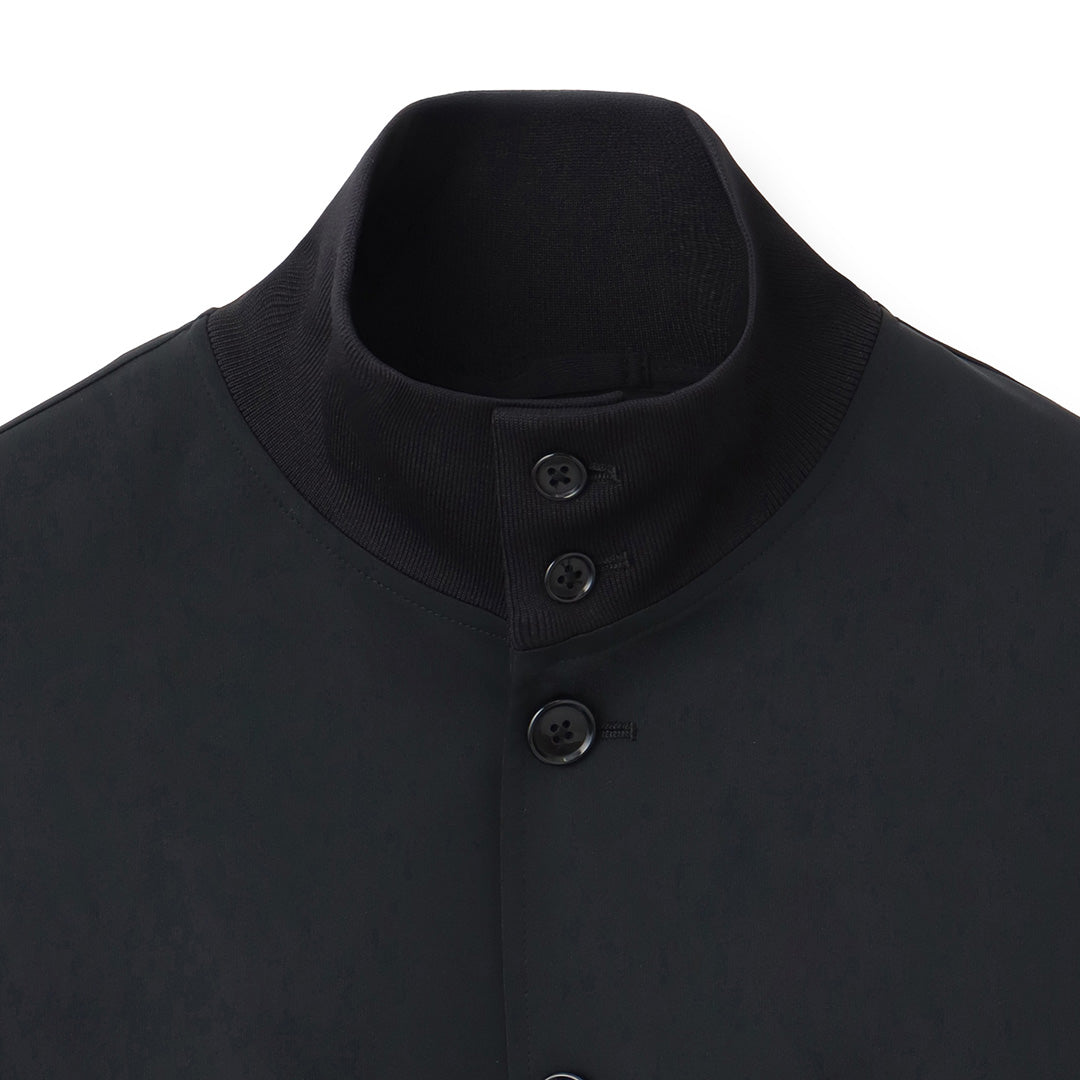 【9月12日発売】Matte Twist Stand Collar Jacket  Color: Black