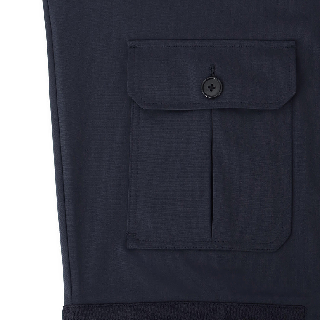 【9月12日発売】Matte Twist Stand Collar Jacket  Color: Navy