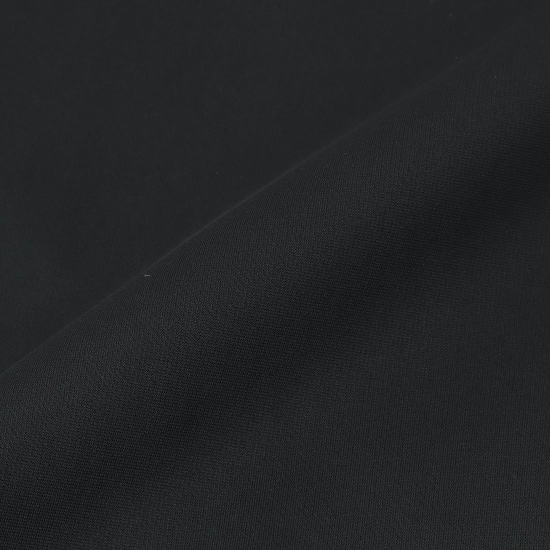 Matte Twist Stand Collar Zip Up  Color: Black