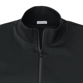 Matte Twist Stand Collar Zip Up｜+CLOTHET – ＋CLOTHET ONLINE
