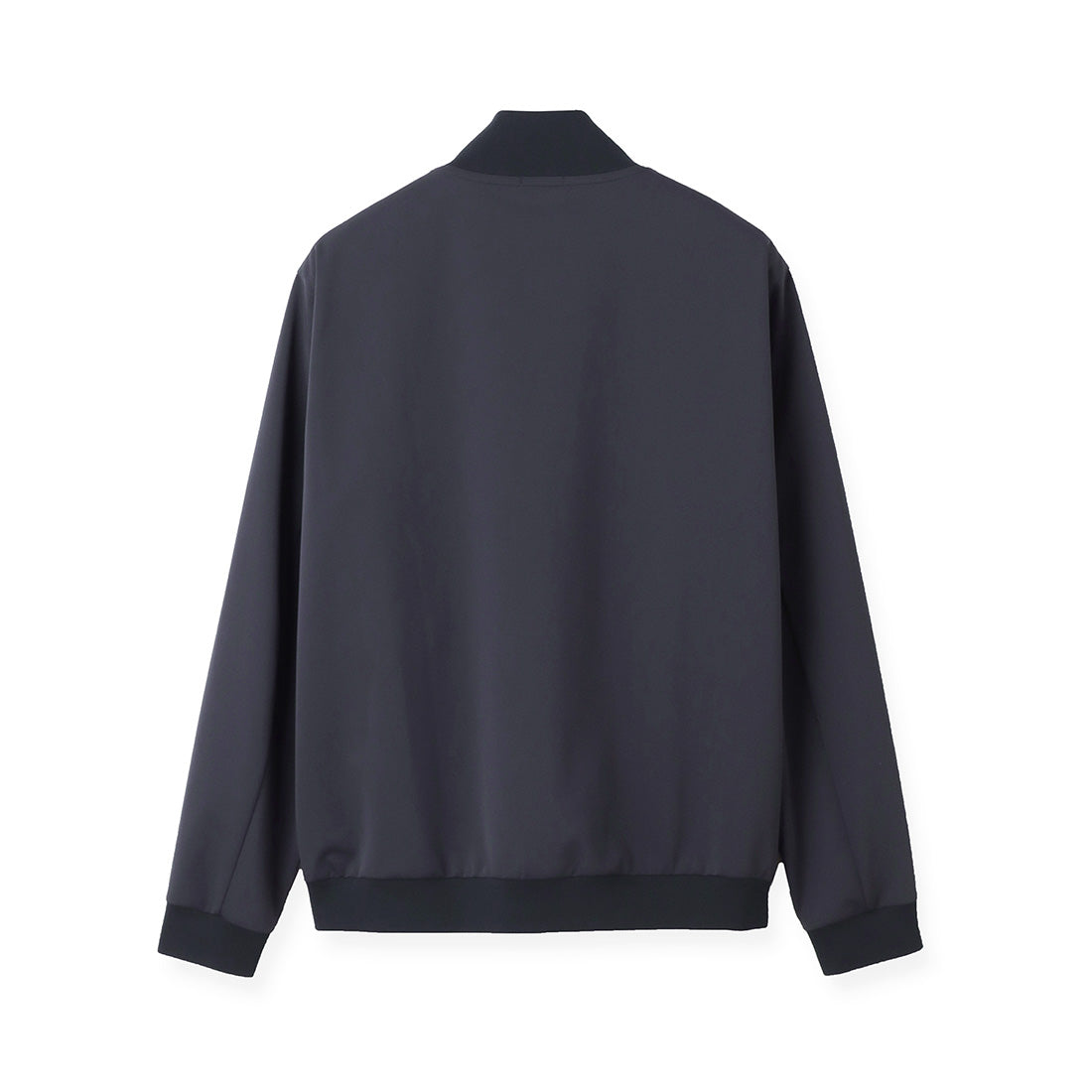 マットツイスト スタンドカラージップアップ ネイビー | ＋CLOTHET ONLINE