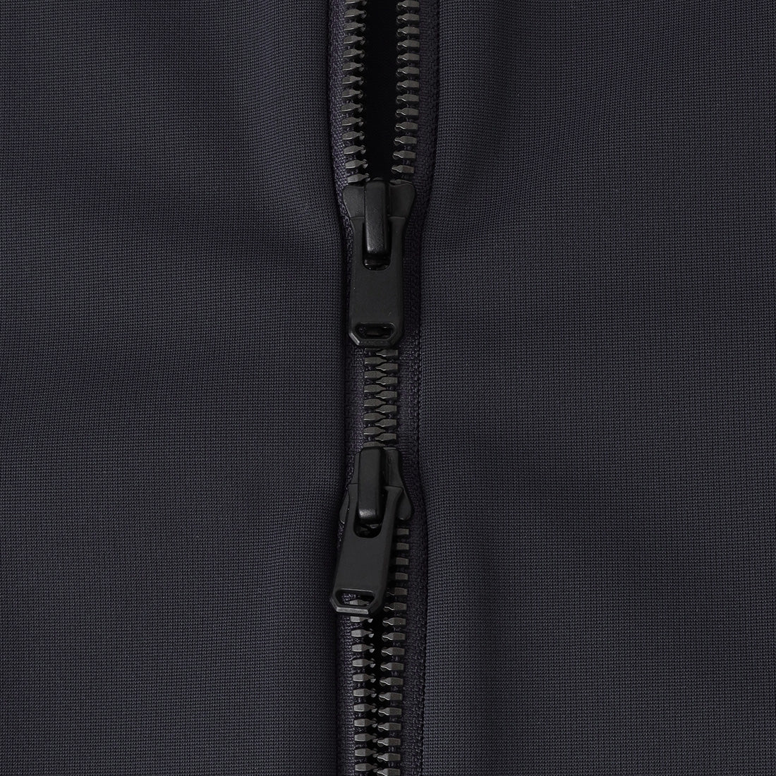 Matte Twist Stand Collar Zip Up  Color: Navy