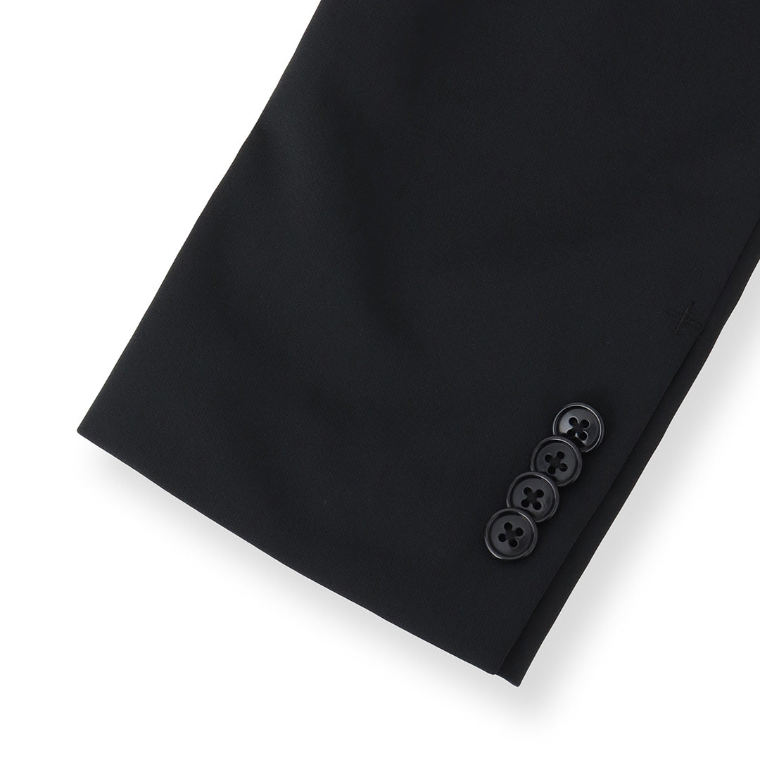 【Renewal】Matte Twist Tailored Jacket Color: Black