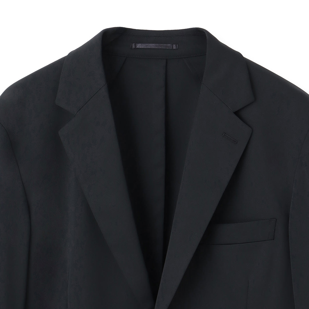 【Renewal】Matte Twist Tailored Jacket Color: Black