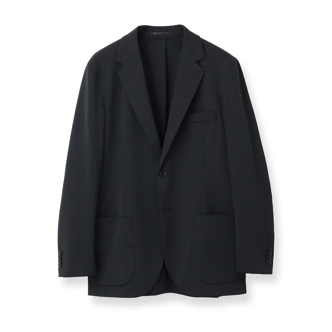 【Renewal】Matte Twist Tailored Jacket Color: Black