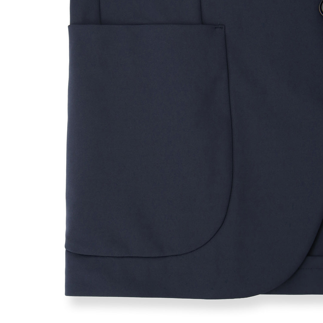 【Renewal】Matte Twist Tailored Jacket Color: Navy