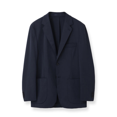 【Renewal】Matte Twist Tailored Jacket Color: Navy