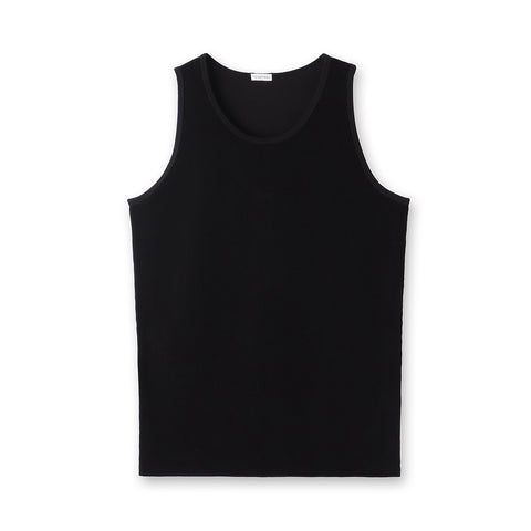 Micro Pile Comfort Tank Top Color: Black